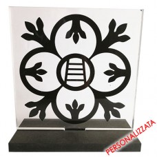 ARCA SCALIGERA in plexiglass stampato con basetta in legno nero - PERSONALIZZATA (prezzo iva e trasporto inclusi)